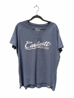 Carhartt Women’s Large V-Neck Logo Tee
